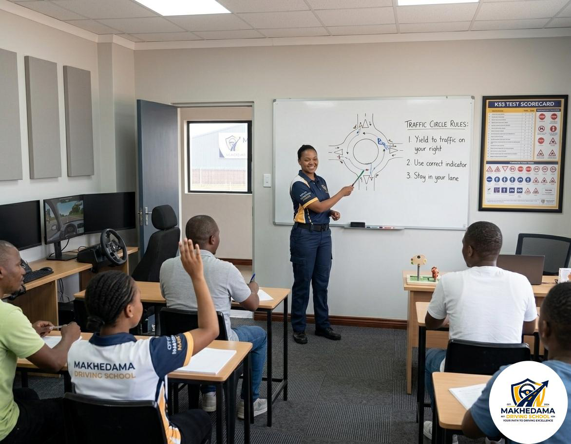 Makhedama Driving School classroom learners licence training